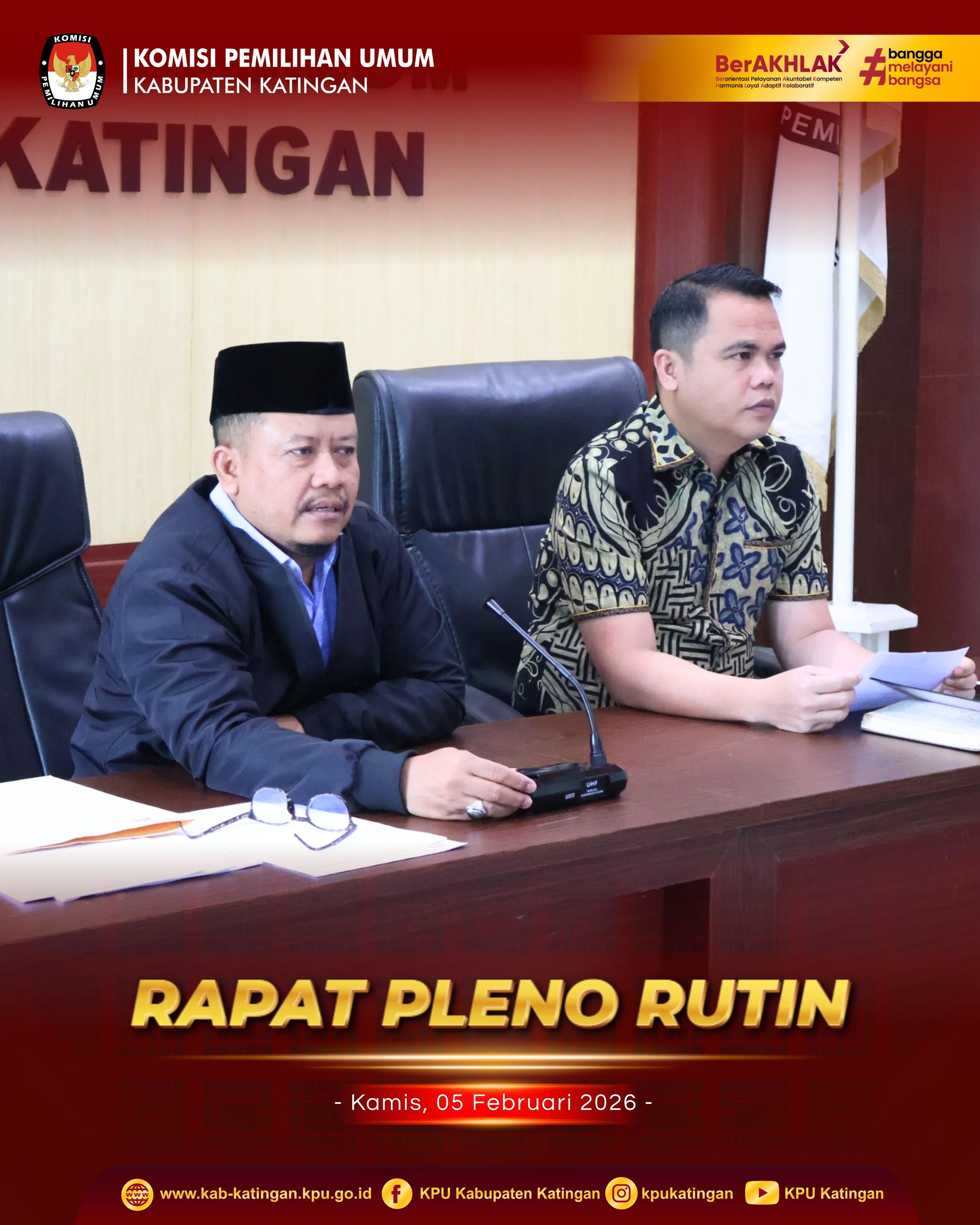 Rapat Pleno Rutin. Kamis, 5 Februari 2026