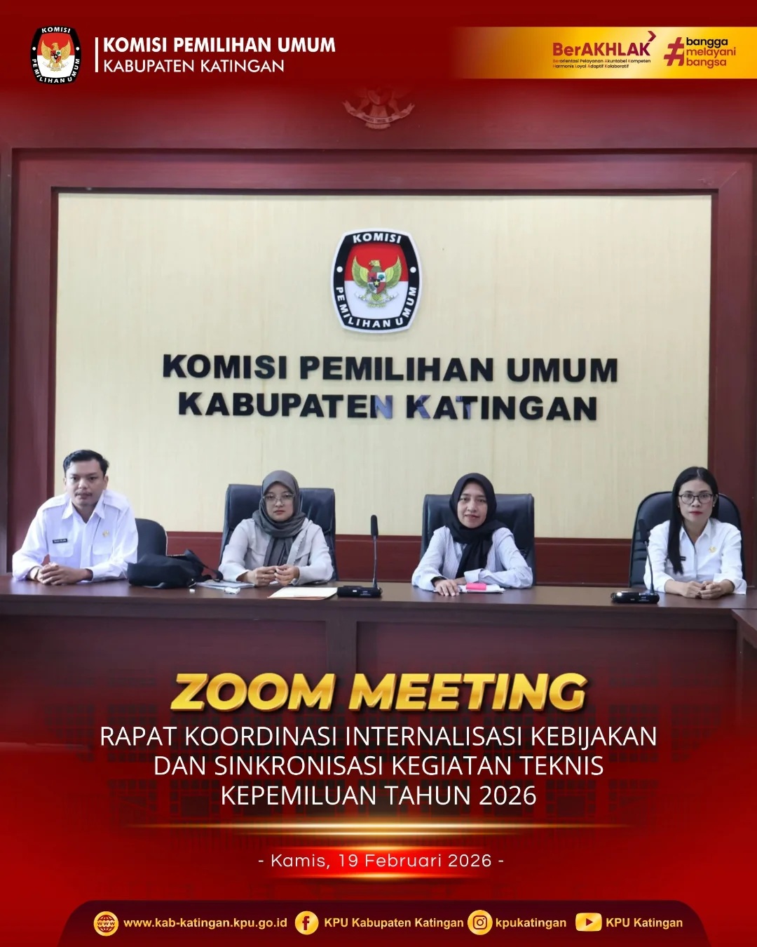 Rapat Koordinasi Internalisasi Kegiatan Teknis Kepemiliuan