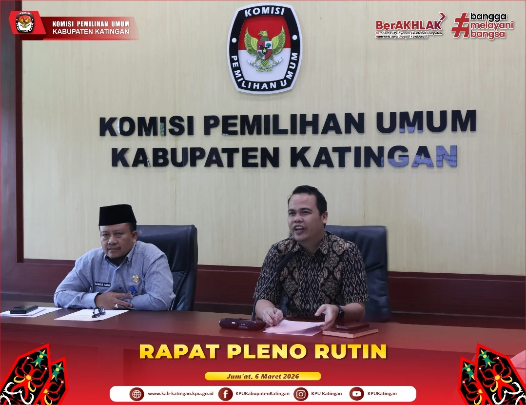 Rapat Pleno Rutin, 6 Maret 2026.