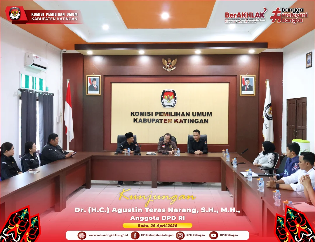 Kunjungan Anggota DPD RI Bapak Teras Narang