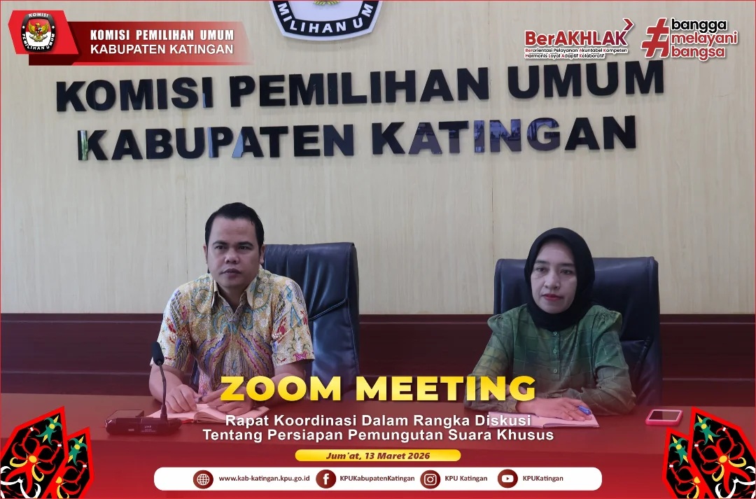 Rapat koordinasi dalam rangka diskusi tentang persiapan pemungutan suara Khusus