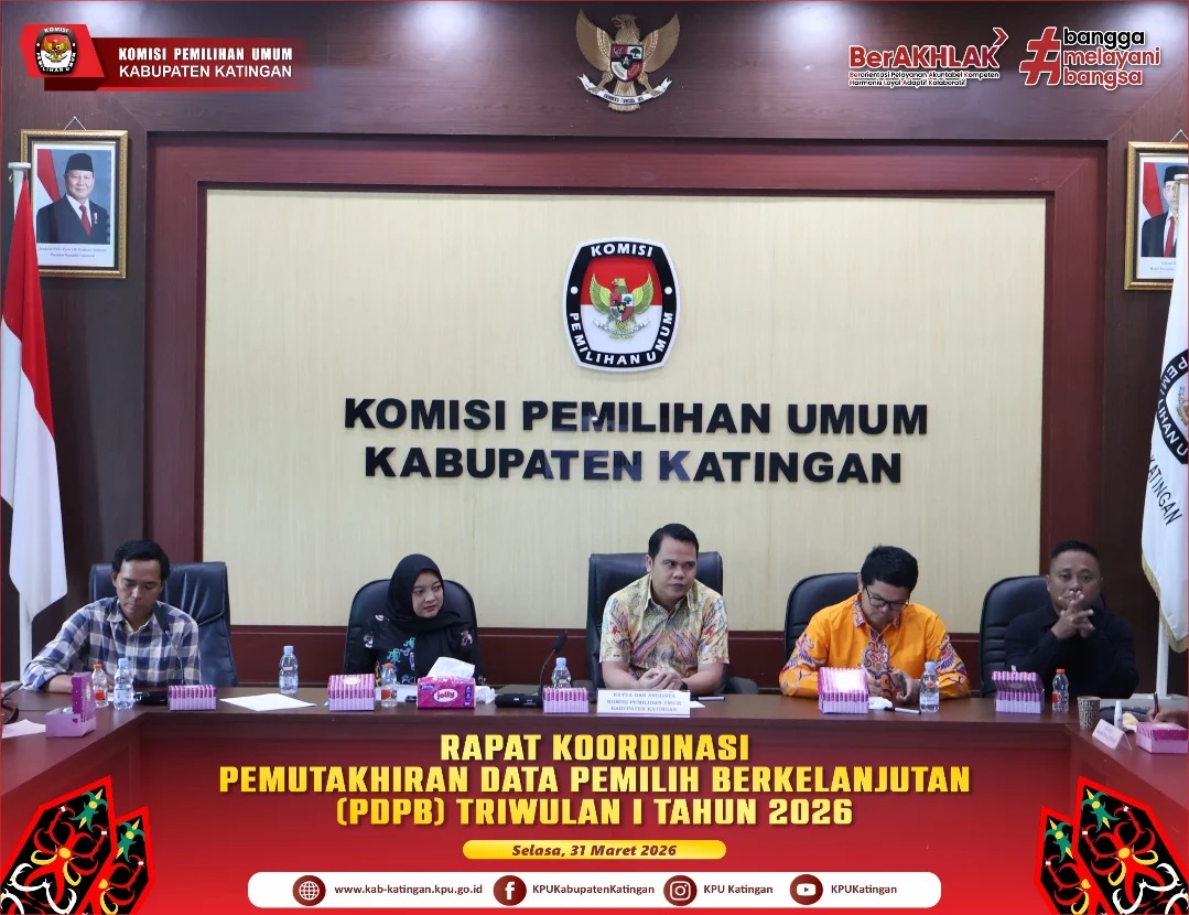 Rapat Koordinasi Pemutakhiran Data Pemilih Berkelanjutan (PDPB) Triwulan I Tahun 2026