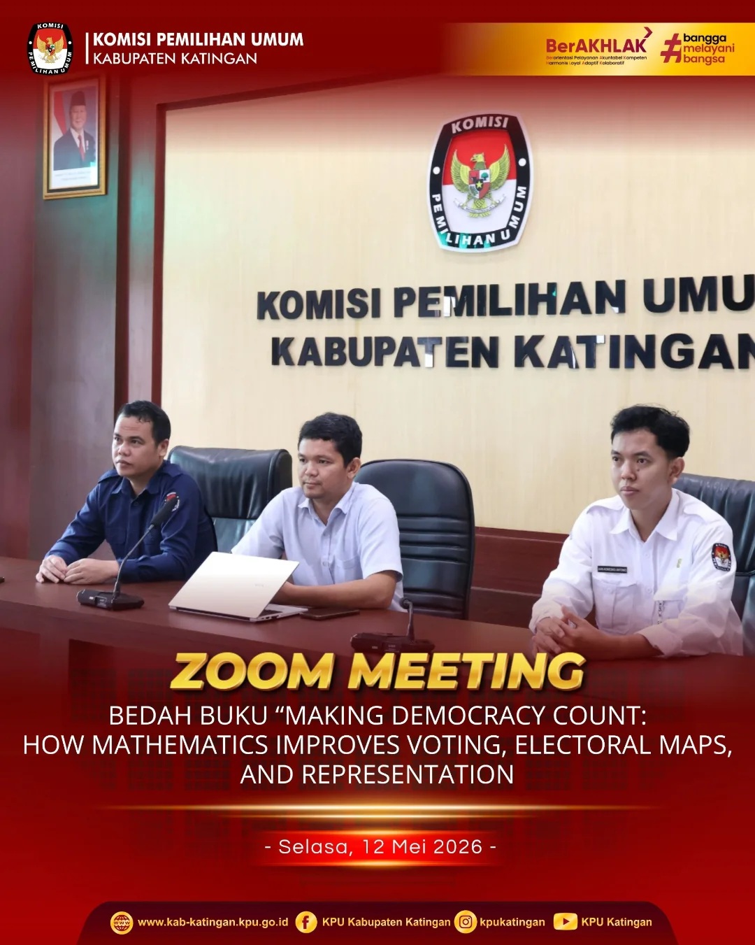 Zoom Meet Bedah Buku