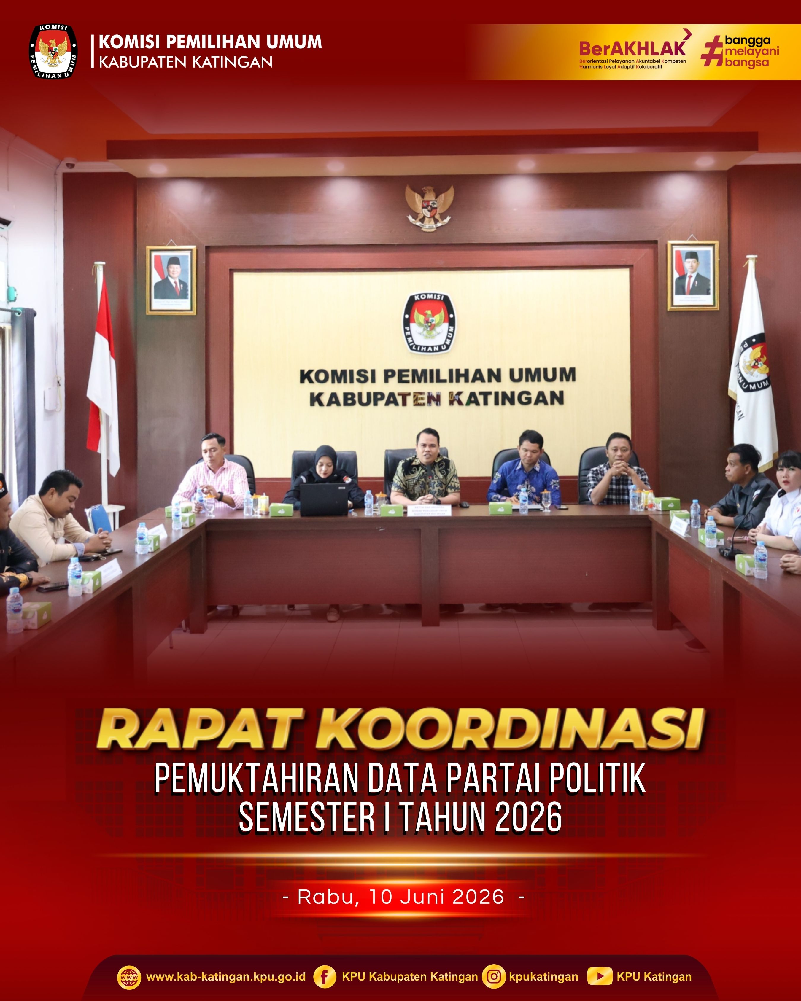 Rakor Pemutakhiran Data Parpol Smst 1 Tahun 2026