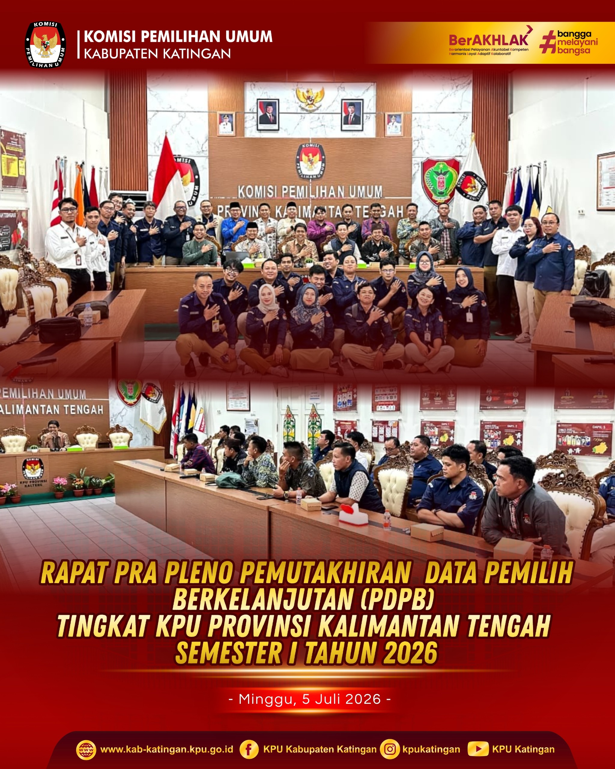Rapat Pra Pleno PDPB Tingkat Provinsi Kalimantan Tengah