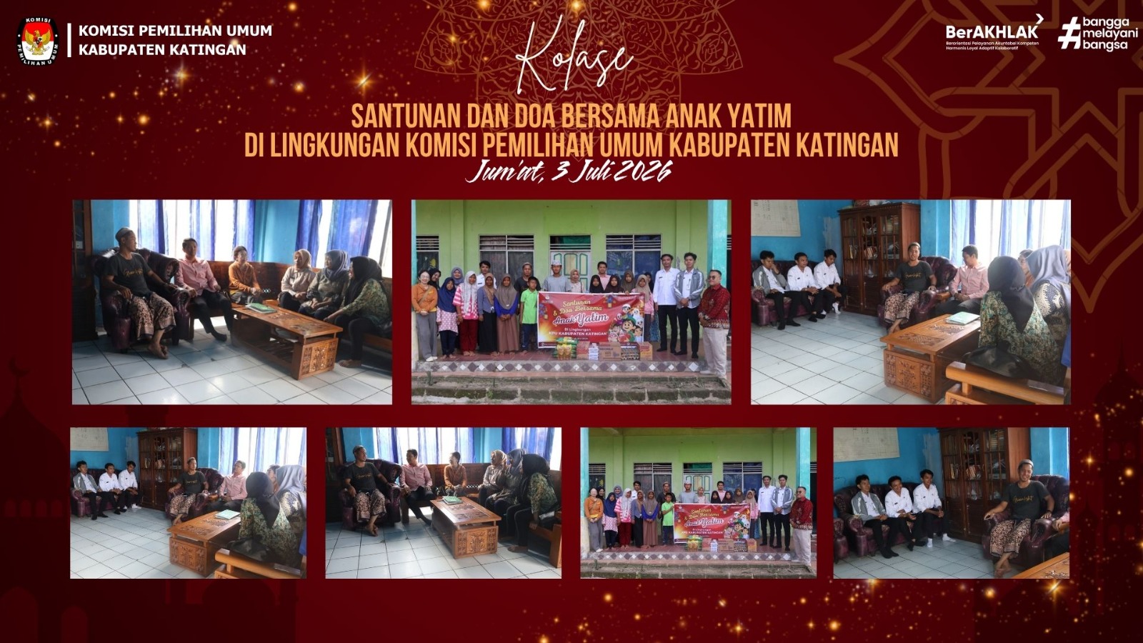 Santunan dan Doa Bersama Anak Yatim