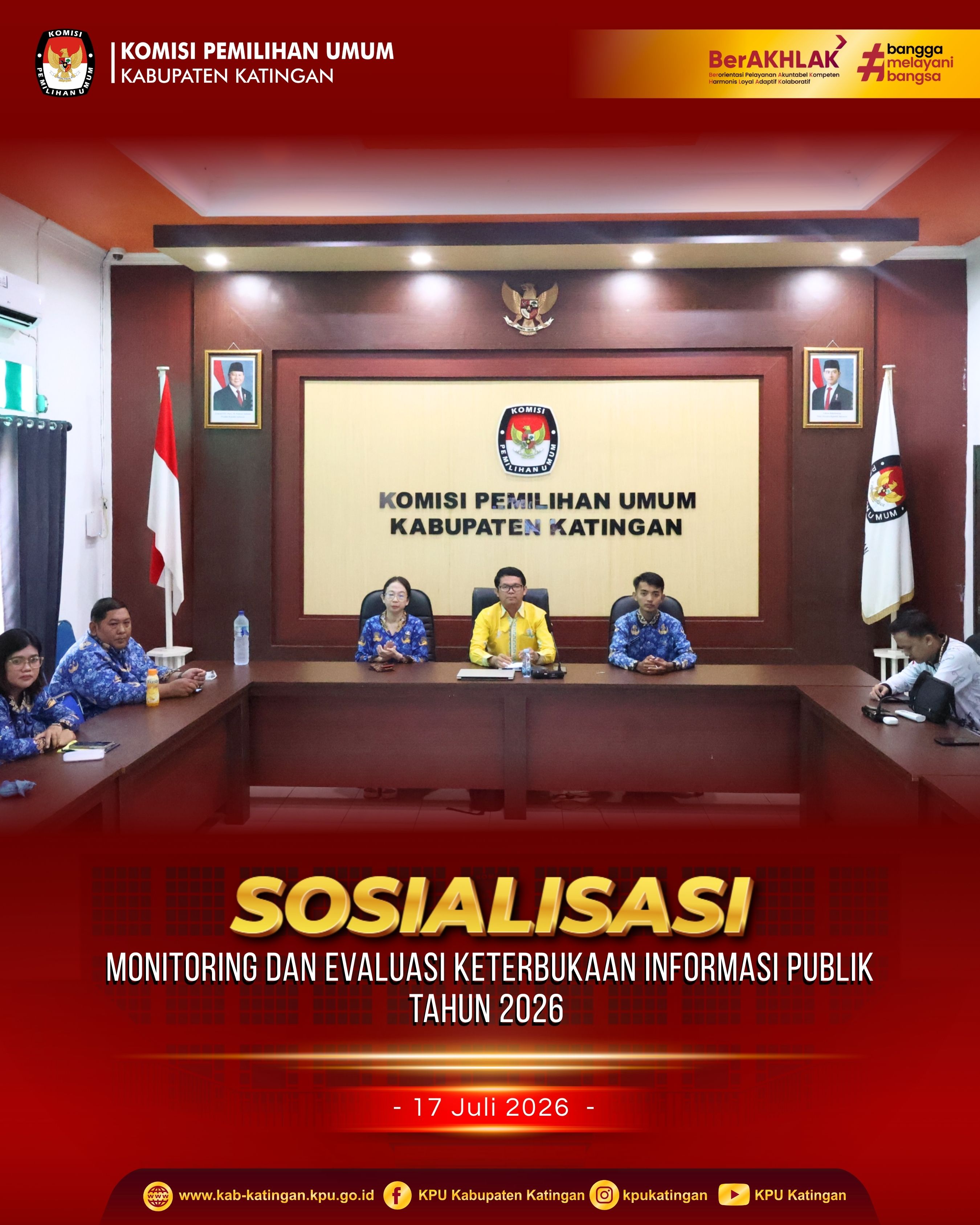 Sosialisasi E-Monev bersama Komisi Informasi Prov Kalteng