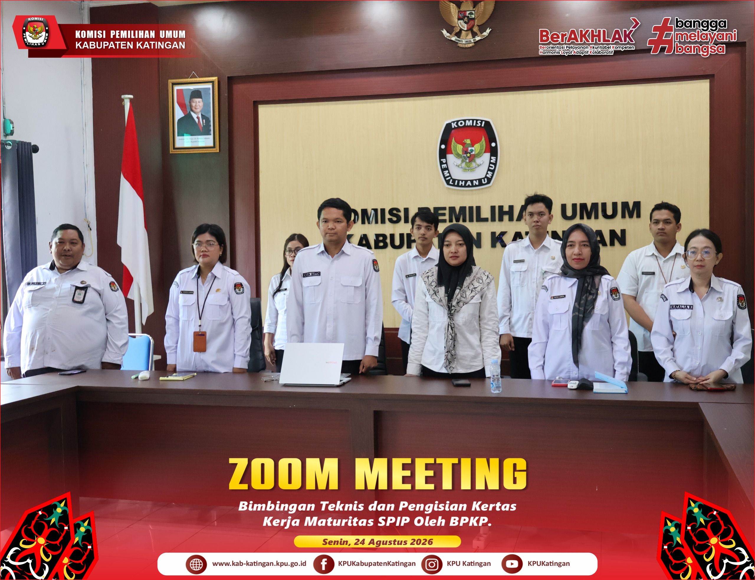 Zoom Meeting Bimtek SPIP